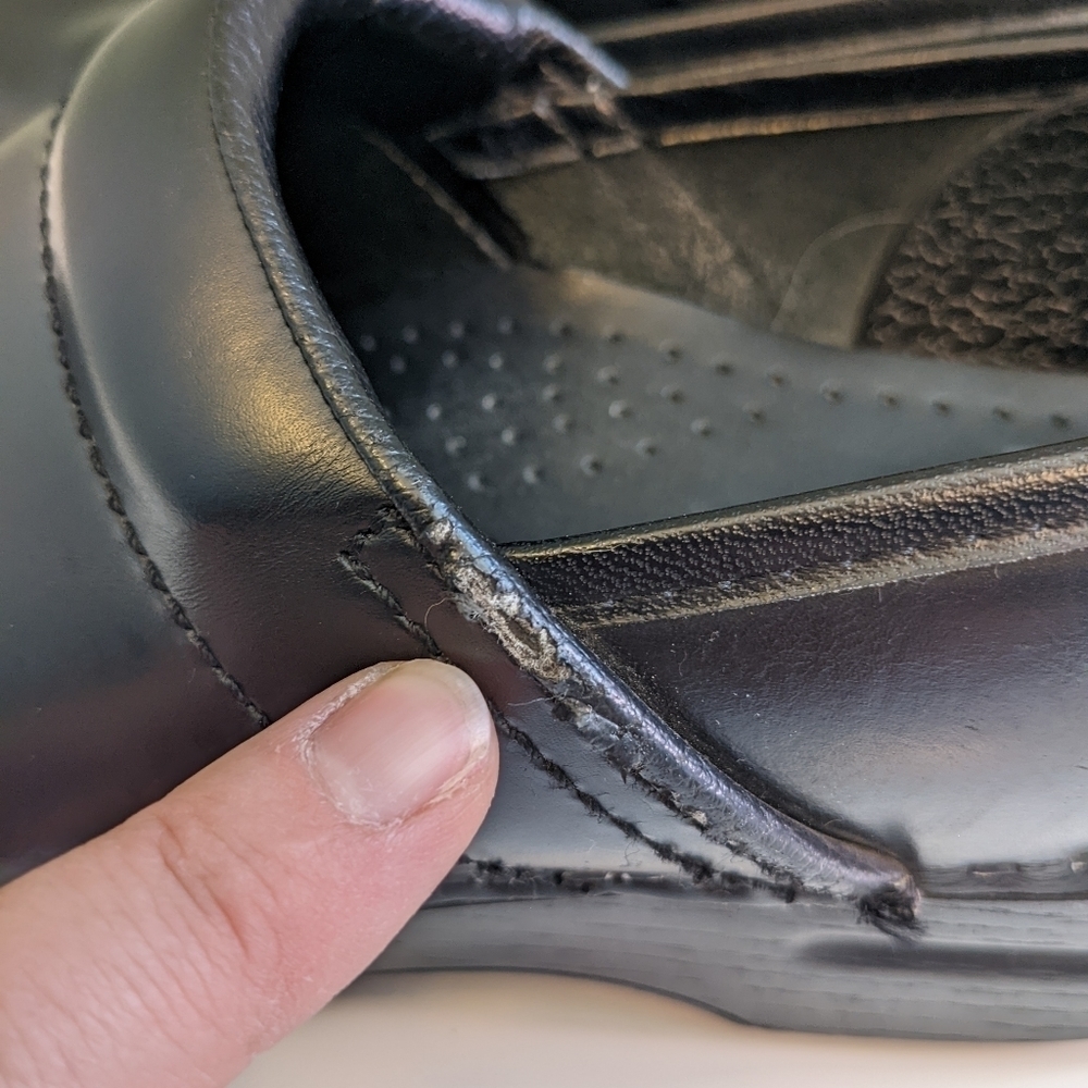 Dansko Black Slip on Clogs Size 38 - Picture 6 of 12